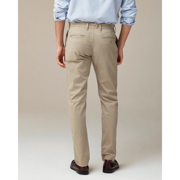 J.Crew Broken In 484 Slim-fit stretch chino pant Beige Size 33x30 - Picture 4 of 15